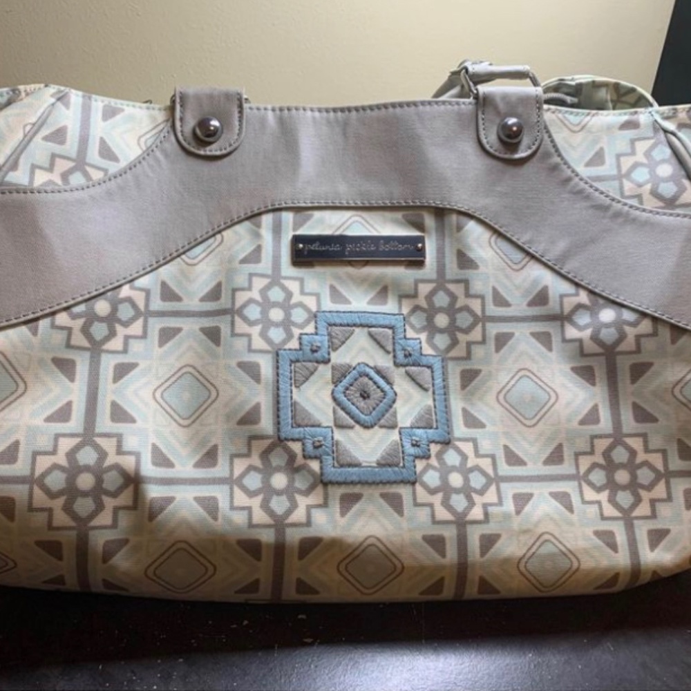 Petunia Pickle Bottom Sleepy Seychelles Wistful Weekender Bag & Accessories